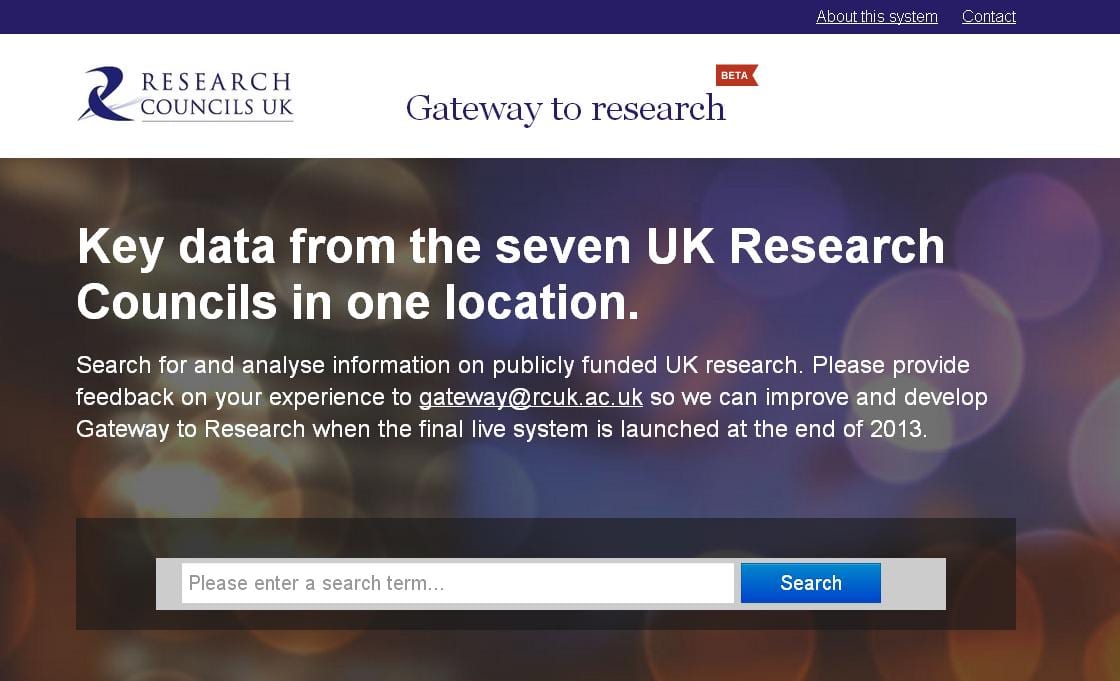 Gateway to Research